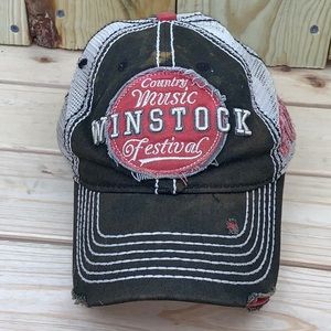 Winstock 20th Year 2014 Country Music Festival Adjustable Ball Cap
